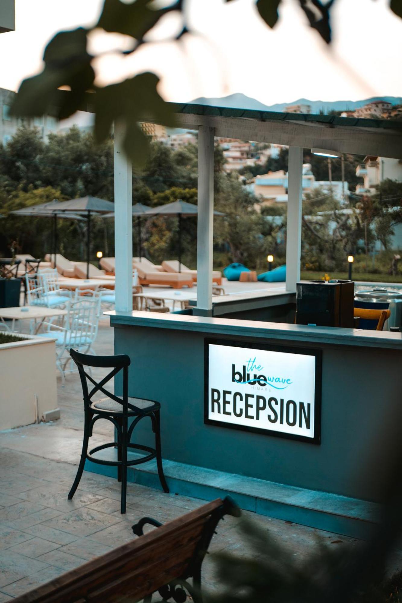 The Blue Wave Hotel Himare Exterior foto